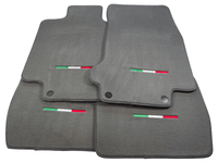 Gray Floor Mats For Maserati GranTurismo (2007-2019) IT Edition - AutoWin