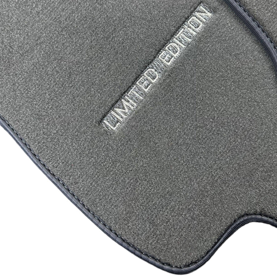 Gray Floor Mats For Mercedes Benz C-Class A205 Convertible Facelift (2018-2023) | Limited Edition - AutoWin