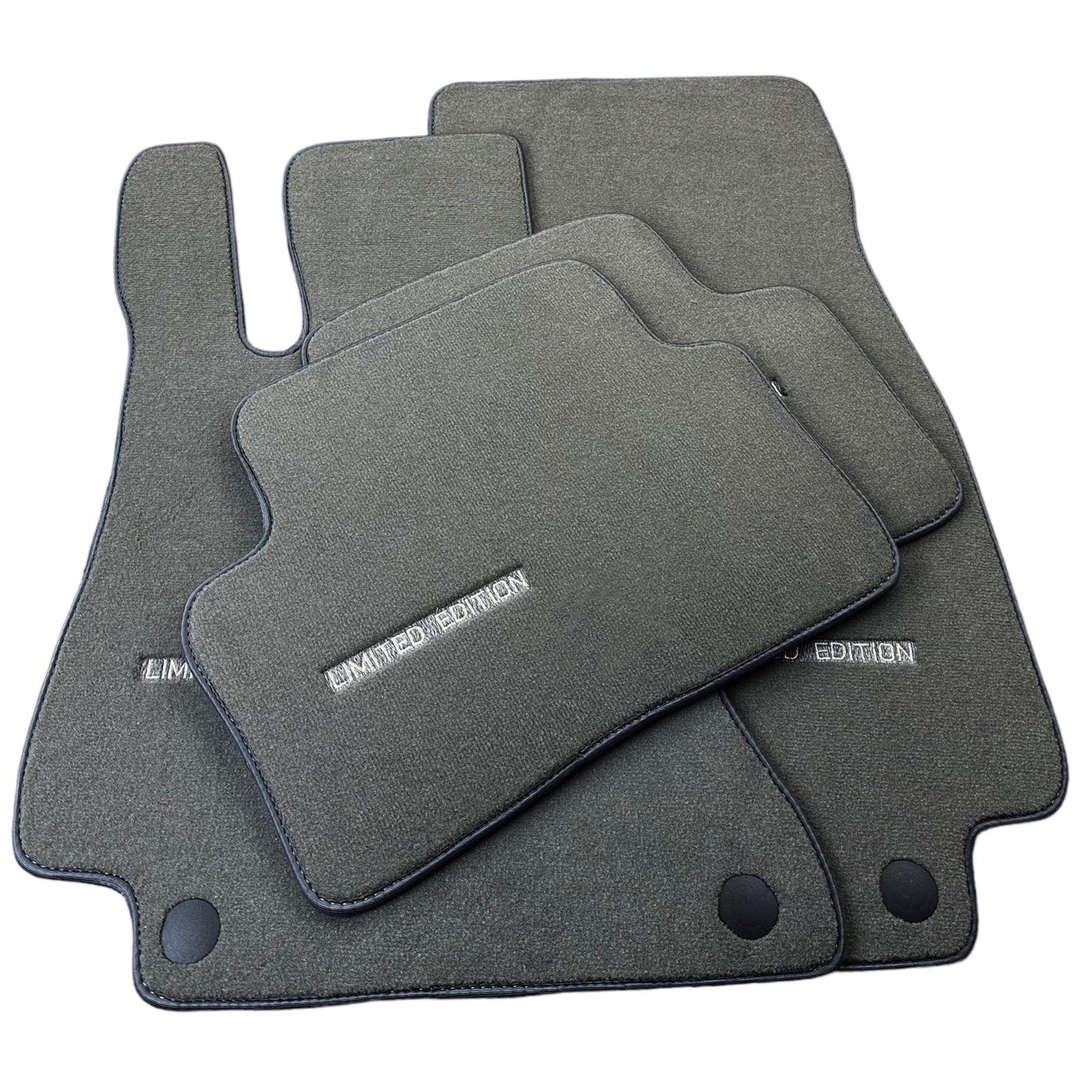 Gray Floor Mats For Mercedes Benz E-Class W124 Sedan (1985-1995) | Limited Edition - AutoWin