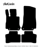Gray Floor Mats For Mercedes Benz GLC-Class X253 SUV (2019-2023) | Limited Edition - AutoWin