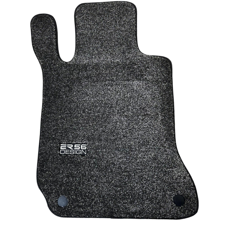 Gray Luxury Floor Mats For Mercedes Benz CLK-Class A209 Convertible (2003-2010) | ER56 Design - AutoWin