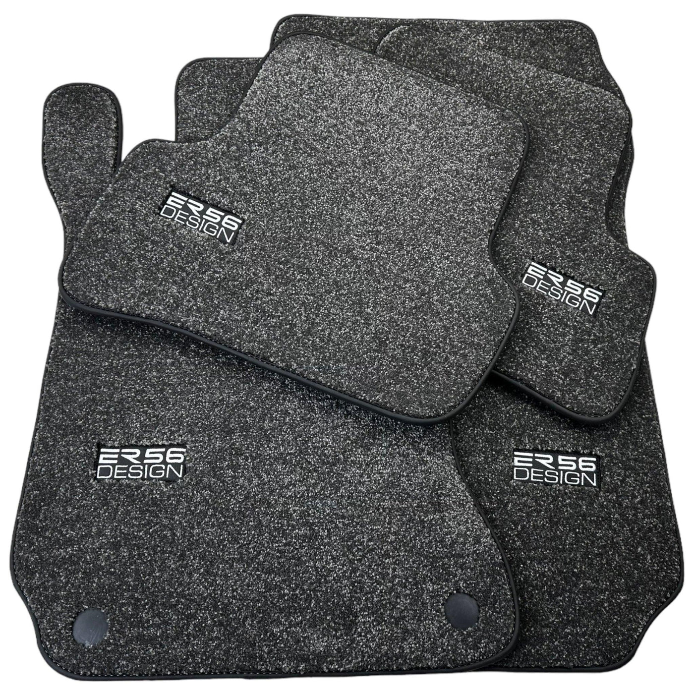 Gray Luxury Floor Mats For Mercedes Benz GLA-Class H247 (2021-2023) Hybrid | ER56 Design - AutoWin