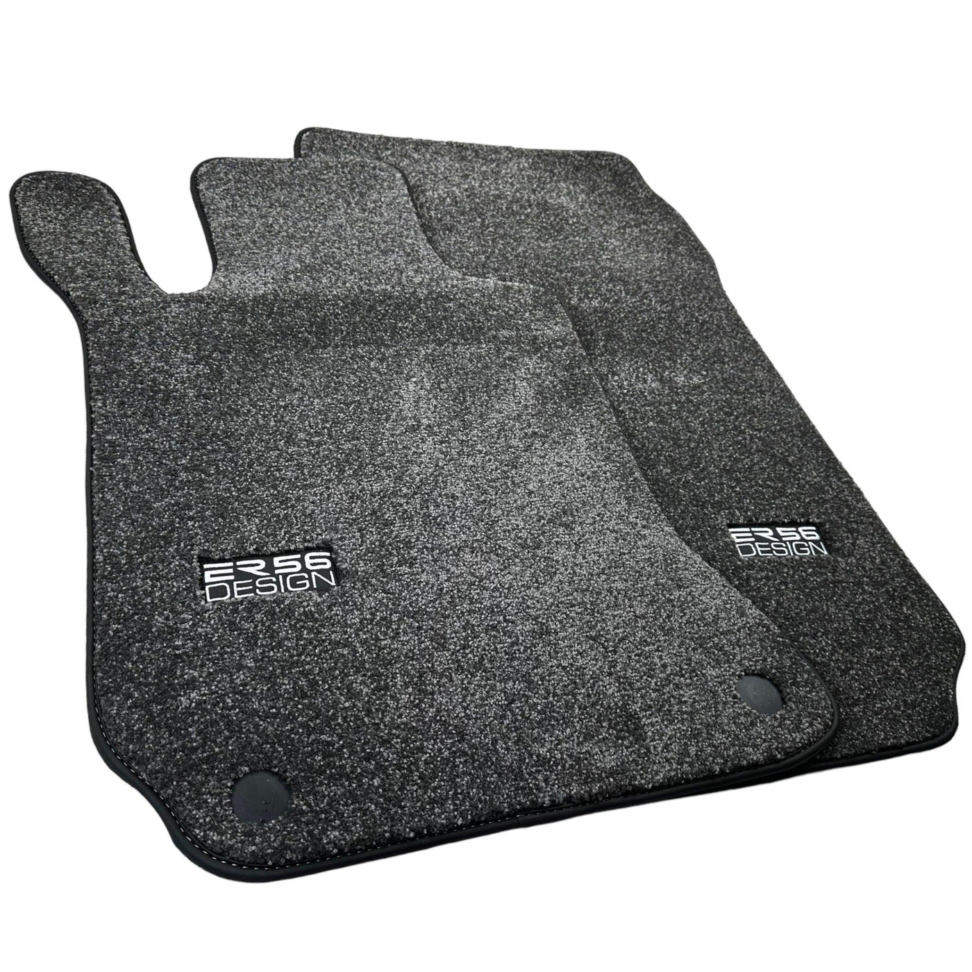 Gray Luxury Floor Mats For Mercedes Benz V-Class 447 Front (2019-2023) | ER56 Design - AutoWin