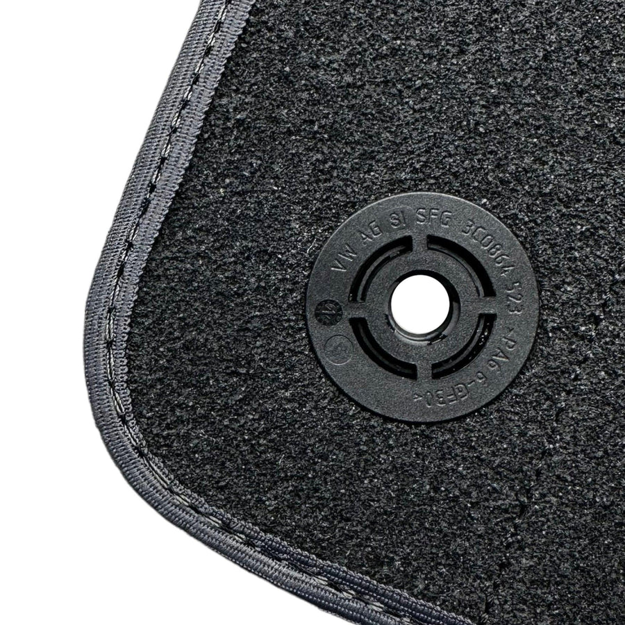 Grey Floor Mats For Bentley Mulsanne (2010-2020) with Leather - AutoWin