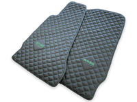 Leather Floor Mats For Aston Martin V8 Vantage (2005–2023) ER56 Design - AutoWin