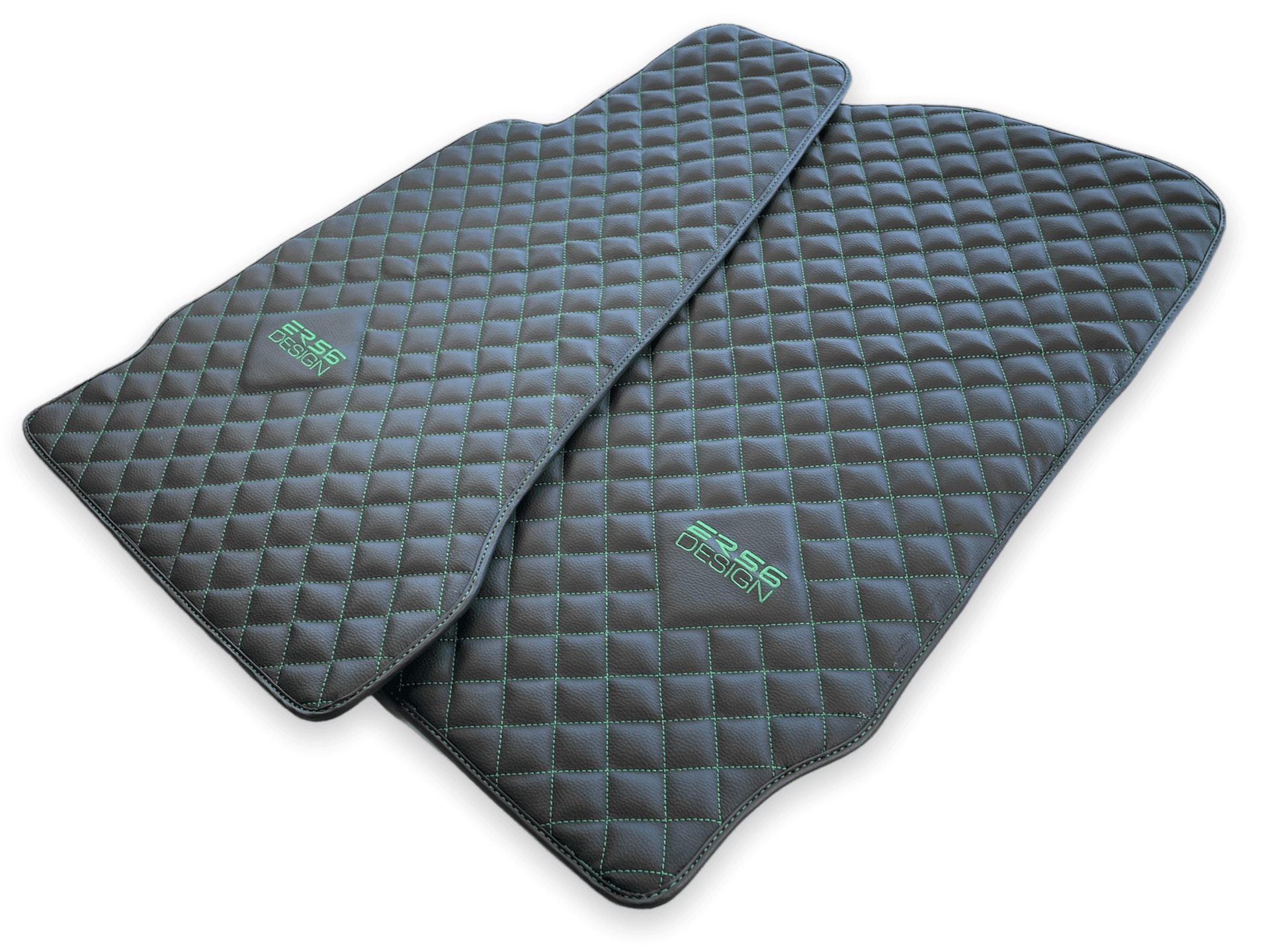 Leather Floor Mats For Aston Martin V8 Vantage (2005–2023) ER56 Design - AutoWin