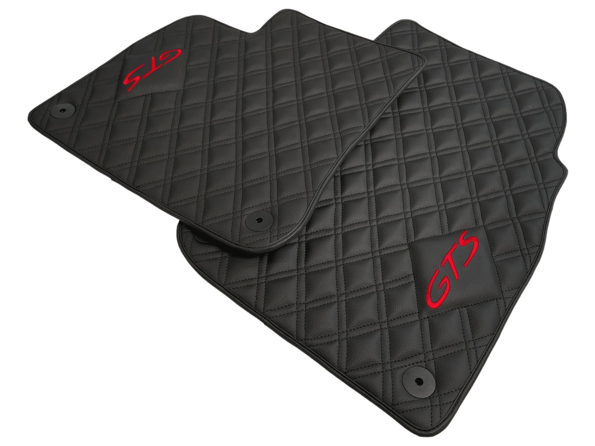Leather Floor Mats for Porsche Cayenne GTS 2018-2023 - AutoWin