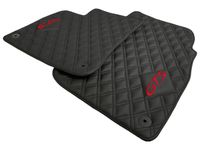 Leather Floor Mats for Porsche Cayenne GTS 2018-2023 - AutoWin