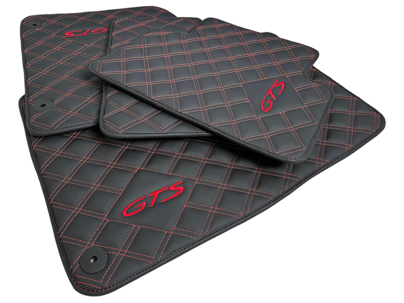 Leather Floor Mats for Porsche Panamera (2009-2016) - AutoWin