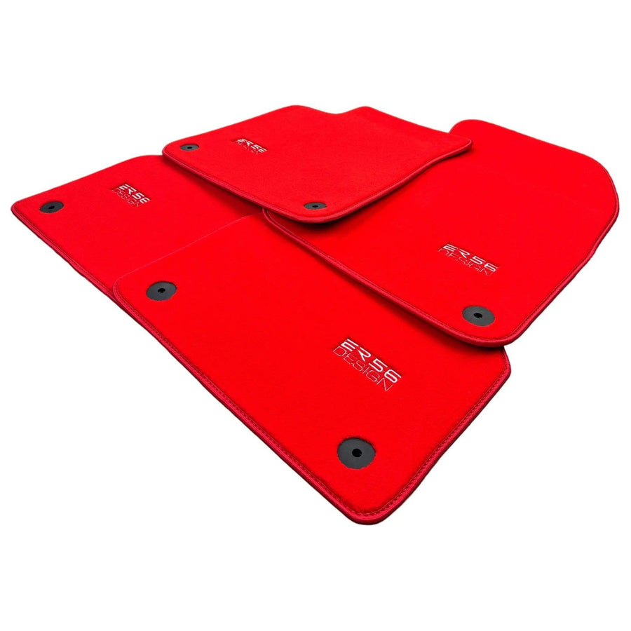 Red Floor Mats for Audi A5 - F53 Coupe (2020-2023) | ER56 Design - AutoWin