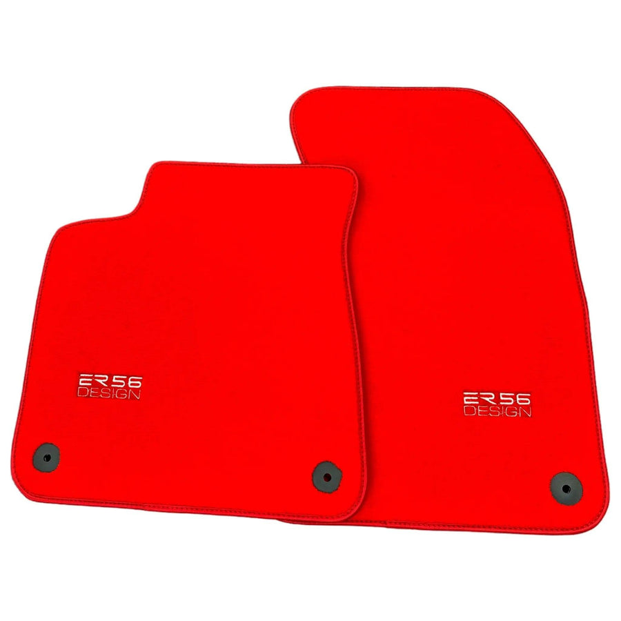 Red Floor Mats for Audi A6 - C8 Sedan (2018-2023) | ER56 Design - AutoWin