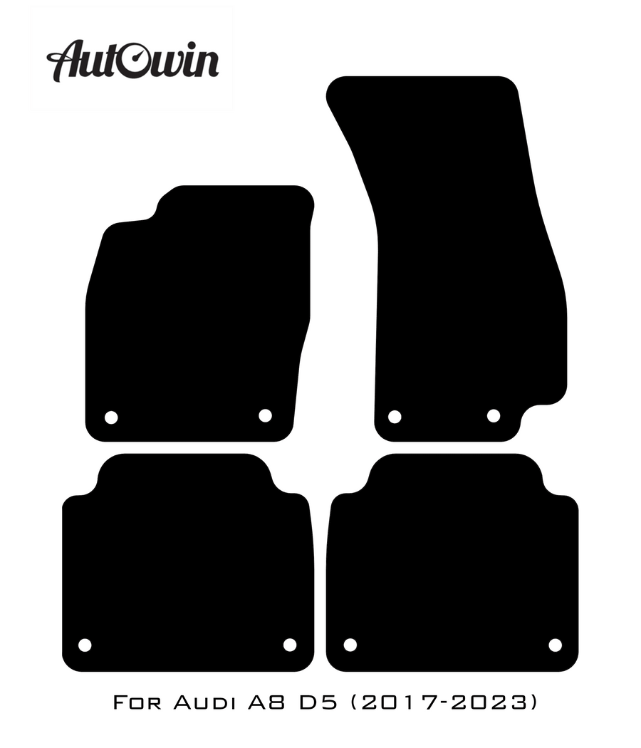Red Floor Mats for Audi A8 D5 (2017-2023) | ER56 Design - AutoWin