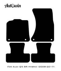 Red Floor Mats for Audi Q5 8R Hybrid (2008-2017) | ER56 Design - AutoWin