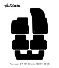Red Floor Mats for Audi Q7 4M (2019-2023) | ER56 Design - AutoWin