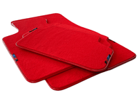 Red Floor Mats For BMW 3 Series F30 With M Package AutoWin Brand - AutoWin