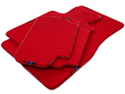 Red Floor Mats For BMW 7 Series F01 With M Package AutoWin Brand - AutoWin