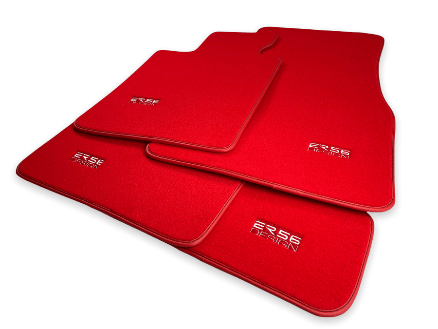 Red Floor Mats For BMW M5 Series F90 - ER56 Design Brand - AutoWin
