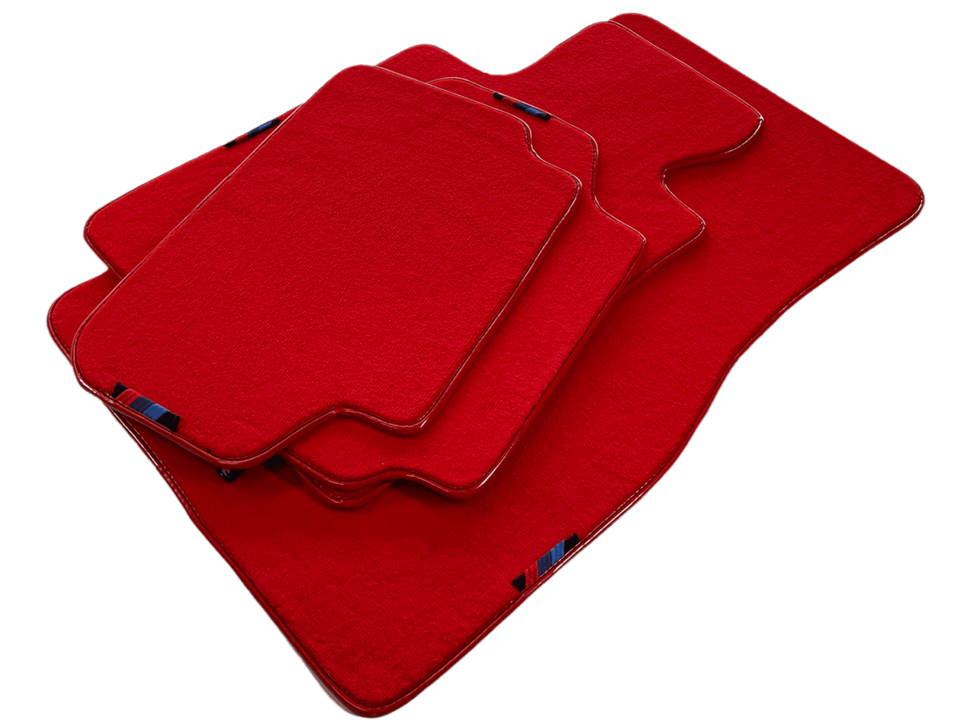 Red Floor Mats For BMW X4 Series G02 WITH M Package - AutoWin