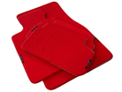 Red Floor Mats For BMW X6 Series E71 With M Package AutoWin Brand - AutoWin