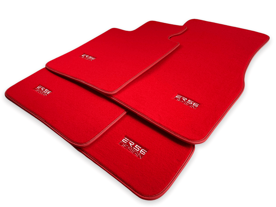 Red Floor Mats for BMW iX (2022-2024) - ER56 Design Brand - AutoWin
