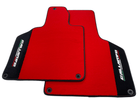 Red Floor Mats for Lamborghini Gallardo With Alcantara Leather - AutoWin
