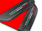 Red Floor Mats for Lamborghini Huracan With Carbon Fiber Leather - AutoWin