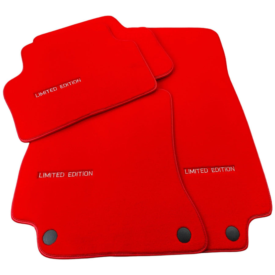 Red Floor Mats For Mercedes Benz CLC-Class CL203 (2008 - 2011) | Limited Edition - AutoWin