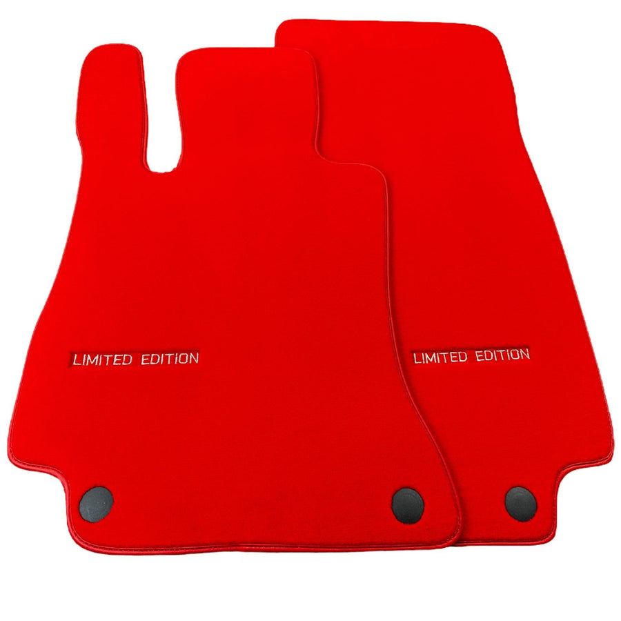 Red Floor Mats For Mercedes Benz CLC-Class CL203 (2008 - 2011) | Limited Edition - AutoWin