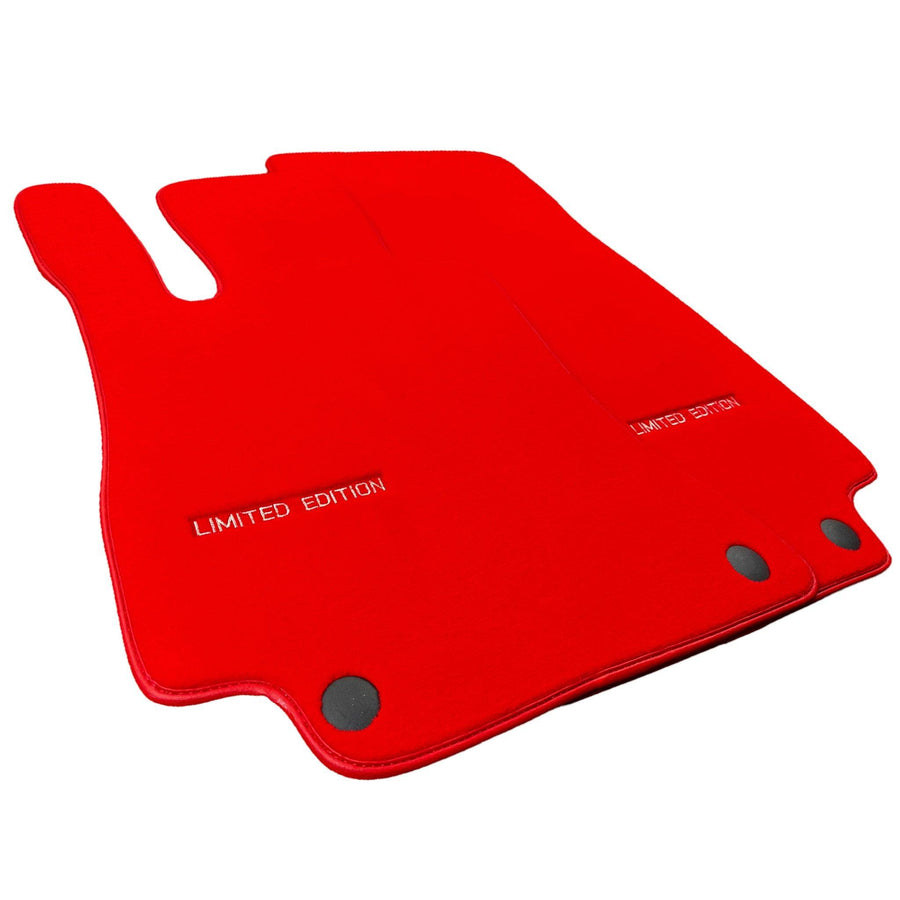 Red Floor Mats For Mercedes Benz CLS-Class C218 Coupe (2011-2014) | Limited Edition - AutoWin