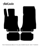 Red Floor Mats For Mercedes Benz E-Class C238 Coupe (2017-2023) | Limited Edition - AutoWin