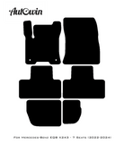 Red Floor Mats For Mercedes Benz EQB-Class X243 (2022-2024) | Limited Edition - AutoWin