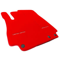 Red Floor Mats For Mercedes Benz S-Class C126 Coupe (1981-1991) | Limited Edition - AutoWin