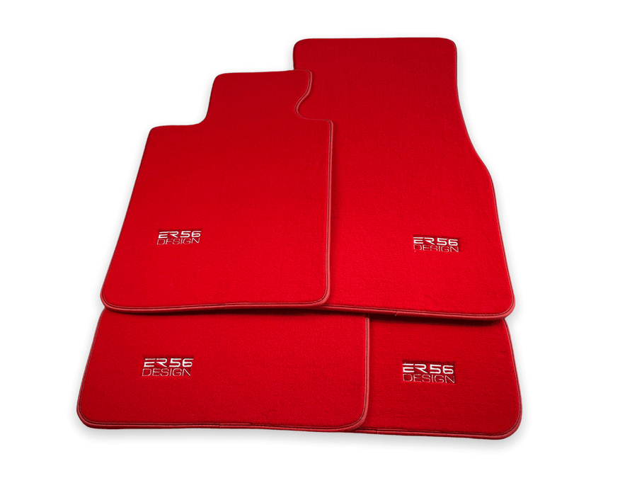 Red Mats For BMW 5 Series E28 Sedan - ER56 Design Brand - AutoWin