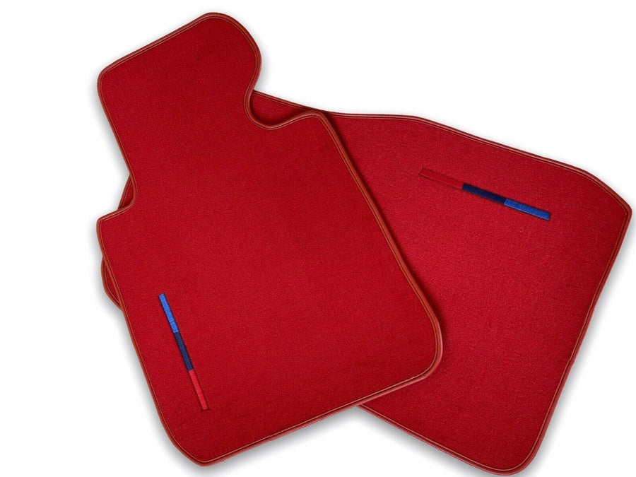 Red Mats For BMW M3 4-door E90 With M Package - AutoWin