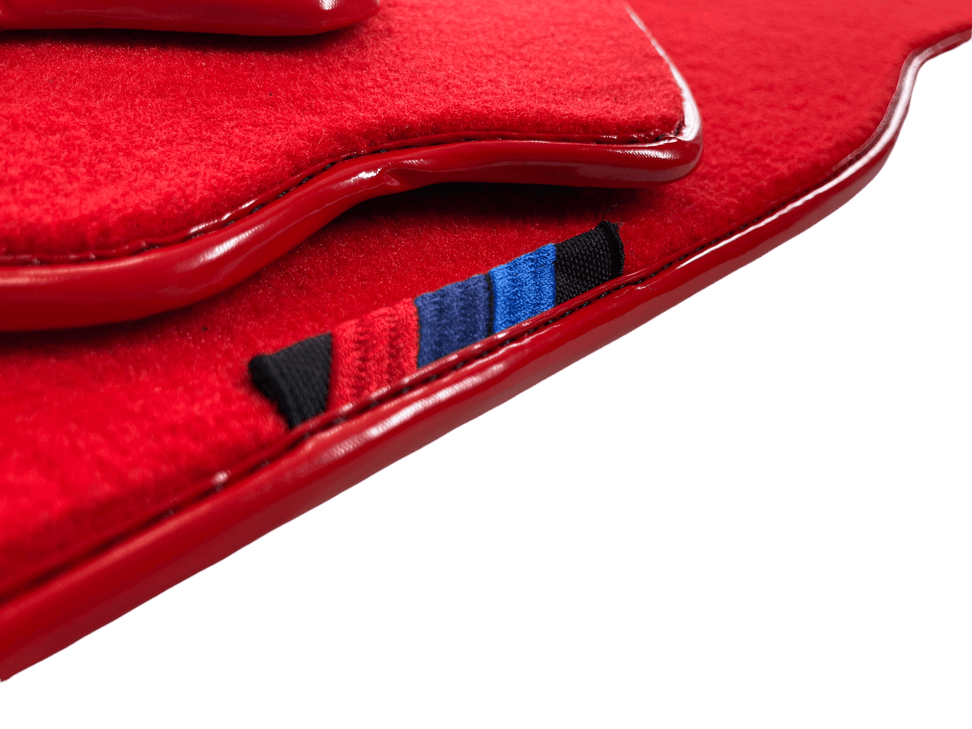 Red Mats For BMW M5 E28 With M Package AutoWin Brand - AutoWin