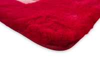 Red Sheepskin Floor Mats For Rolls Royce Cullinan Rr31 2018-2023 Er56 Design Brand - AutoWin