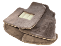 Sheepskin Floor Mats For Bentley Continental GT (2003–2011) Er56 Design - AutoWin