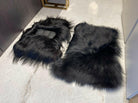 Sheepskin Floor Mats For Rolls Royce Dawn Rr6 2016-2023 Er56 Design Brand - AutoWin