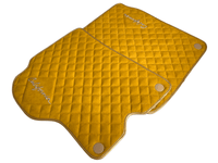 Tan Alcantara Floor Mats For Ferrari California 2008-2014 - AutoWin